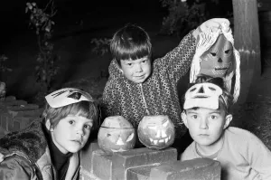 Kids Halloween party at Rousden Close Birmingham. 30th October 1978 Kids Halloween party at Rousden Close Birmingham. 30th October 1978