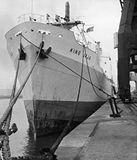 The King Java seen here berthed at Middlesbrough Dock. 20th December 1971 The King Java seen here berthed at Middlesbrough Dock. 20th December 1971