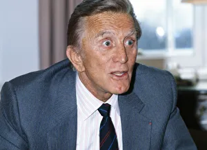 Kirk Douglas, who is appearing in the film 'Tough Guys'. April 1987 Kirk Douglas, who is appearing in the film 'Tough Guys'. April 1987