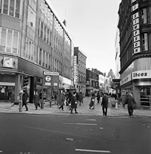 Kirkgate, Leeds, West Yorkshire. 22nd January 1973 Kirkgate, Leeds, West Yorkshire. 22nd January 1973