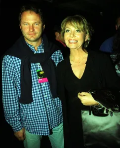 Kirsty Young October 1998 Channel Five News TV Presenter with boyfriend Nick Jones Kirsty Young October 1998 Channel Five News TV Presenter with boyfriend Nick Jones