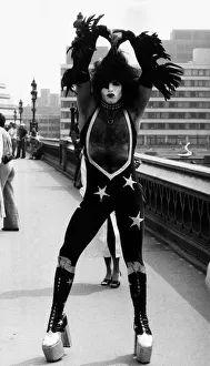 Kiss, American rock band arrived in the UK today, the four man group landed at Heathrow Kiss, American rock band arrived in the UK today, the four man group landed at Heathrow