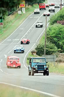 Images Dated 6th August 1994: Kit cars head off in a convoy down the Moor Road in Whitby, 6th August 1994