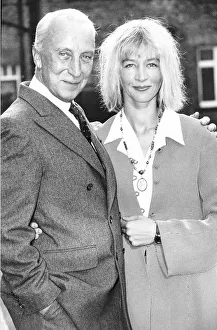 Kitty Aldridge actress with Ian Richardson actor Kitty Aldridge actress with Ian Richardson actor