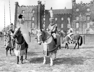 Some of the Knights taking part in a jousting competition at Lumley Castle Some of the Knights taking part in a jousting competition at Lumley Castle