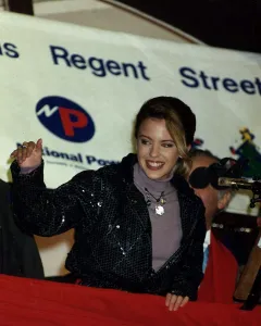Kylie Minogue Pop Singer before switching on Christmas Lights in Regent Street Kylie Minogue Pop Singer before switching on Christmas Lights in Regent Street