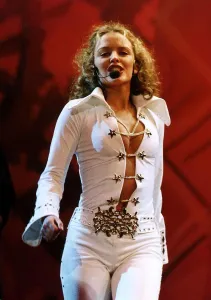 Kylie Minogue Singer Actress on stage performing at Smash Hits Olympia Kylie Minogue Singer Actress on stage performing at Smash Hits Olympia