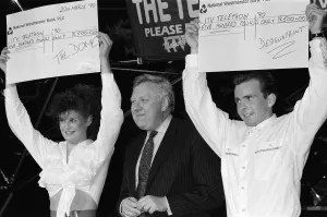 Labour Deputy Leader Roy Hattersley dances the Lambada with champion Jane Mytton Labour Deputy Leader Roy Hattersley dances the Lambada with champion Jane Mytton