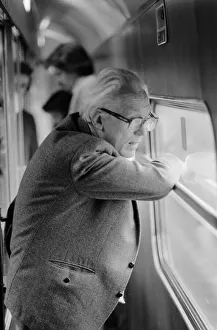 Labour leader Michael Foot arriving at the election tour in Lancashire Labour leader Michael Foot arriving at the election tour in Lancashire