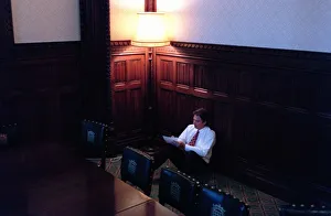 Labour leader Tony Blair prepares his conference speech in his rooms at the House of Labour leader Tony Blair prepares his conference speech in his rooms at the House of