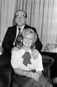 Labour MP John Smith at home in Edinburgh with his wife Elizabeth. 26th September 1984 Labour MP John Smith at home in Edinburgh with his wife Elizabeth. 26th September 1984