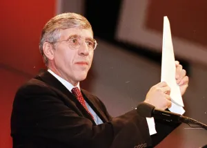 Labour party Conference 1998 Home Secretary Jack Straw delivers his speech to Labour party Conference 1998 Home Secretary Jack Straw delivers his speech to