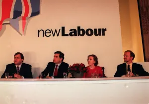 Labour party launch their manifesto for the general election April 1997 with Margaret Labour party launch their manifesto for the general election April 1997 with Margaret
