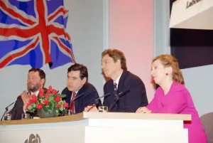 Labour Party Tony Blair, Gordon Brown, Davd Blunkett Labour Party Tony Blair, Gordon Brown, Davd Blunkett
