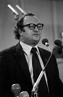 Labour politician Clive Jenkins speaks during a debate on the Common Market Labour politician Clive Jenkins speaks during a debate on the Common Market