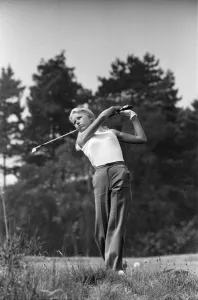 Ladies golf at Sunningdale. Laura Baugh. 1st August 1975 Ladies golf at Sunningdale. Laura Baugh. 1st August 1975