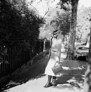 Lady Antonia Fraser wearing a tweed outfit outside her West London home Lady Antonia Fraser wearing a tweed outfit outside her West London home
