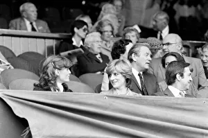 Lady Diana Spencer in the Royal Box on Centre Court at the Wimbledon Tennis Championships Lady Diana Spencer in the Royal Box on Centre Court at the Wimbledon Tennis Championships