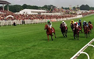 Lammtarra with jockey Walter Swinburn wins Epsom Derby - June 1995 Lammtarra with jockey Walter Swinburn wins Epsom Derby - June 1995