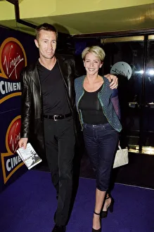 Laslie Ash Actress August 98 Arriving with herex footballer Lee Chapman for Laslie Ash Actress August 98 Arriving with herex footballer Lee Chapman for