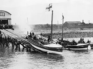 Launch and christening ceremony of the new motor lifeboat 'J W Archer" Launch and christening ceremony of the new motor lifeboat 'J W Archer"
