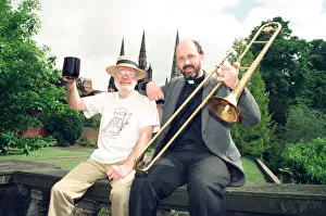 The launch of the Lichfield Ale and Jazz Festival by the Dean of Lichfield they Very Rev The launch of the Lichfield Ale and Jazz Festival by the Dean of Lichfield they Very Rev