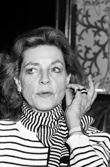 Lauren Bacall pictured at a press conference at Birmingham Hippodrome where she is Lauren Bacall pictured at a press conference at Birmingham Hippodrome where she is