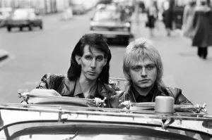 Lead singers with the American group The Cars Lead singers with the American group The Cars