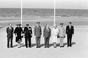 Leaders in Normandy to commemorate the 40th anniversary of D Day Leaders in Normandy to commemorate the 40th anniversary of D Day