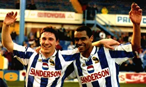 League Cup Semi Final first leg match at Hillsborough. Sheffield Wednesday 2 v League Cup Semi Final first leg match at Hillsborough. Sheffield Wednesday 2 v