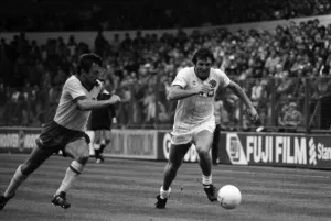 Leeds United 0 v. Arsenal 0. Division one football. September 1981 MF03-14-018 Leeds United 0 v. Arsenal 0. Division one football. September 1981 MF03-14-018