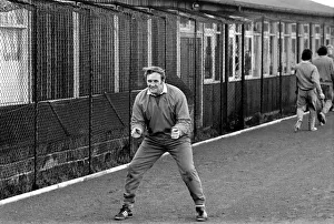 Leeds United. Don Revie trains Junior's at Elland Road Leeds United. Don Revie trains Junior's at Elland Road