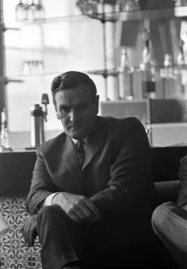 Leeds United manager Don Revie at Elland Road with telegrams congratulating him Leeds United manager Don Revie at Elland Road with telegrams congratulating him