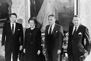 Left to right President Ronald Reagan, Prime Minister Margaret Thatcher Left to right President Ronald Reagan, Prime Minister Margaret Thatcher