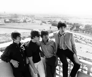 Left to right: Ringo Starr, John Lennon, George Harrison Left to right: Ringo Starr, John Lennon, George Harrison