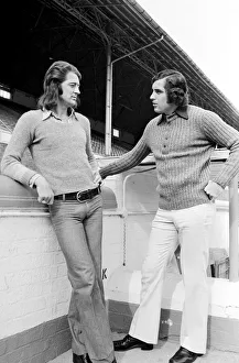 Leicester City and England footballers Frank Worthington Leicester City and England footballers Frank Worthington