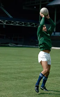Leicester City goalkeeper Peter Shilton during a training session July 1971 Leicester City goalkeeper Peter Shilton during a training session July 1971