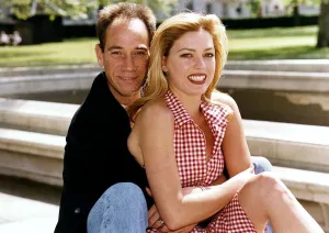 Leilani Sarelle Actress with Husband Actor Miguel Ferrer Leilani Sarelle Actress with Husband Actor Miguel Ferrer