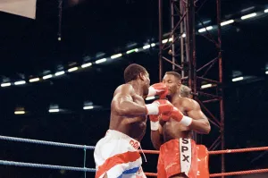 Lennox Lewis vs. Frank Bruno at the National Stadium, Cardiff Arms Park Lennox Lewis vs. Frank Bruno at the National Stadium, Cardiff Arms Park