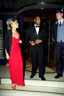 Les Ferdinand Football June 1998 Tottenham and England footballer arriving with Les Ferdinand Football June 1998 Tottenham and England footballer arriving with