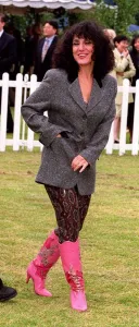 Lesley Joseph actress arrives at the Alfred Dunhill Queens Cup Polo Lesley Joseph actress arrives at the Alfred Dunhill Queens Cup Polo