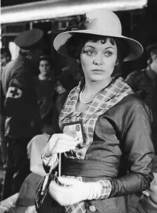 Lesly Ann Down as Georgina Worsley ready to tend to wounded soldiers as they return Lesly Ann Down as Georgina Worsley ready to tend to wounded soldiers as they return