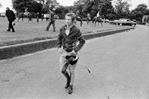 Lester Piggott at Epsom Racecourse this morning, Tuesday 6th June 1978 Lester Piggott at Epsom Racecourse this morning, Tuesday 6th June 1978