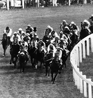 Lester Piggott jockey on the eventual winner Roberto in the the Derby at Epsom - June Lester Piggott jockey on the eventual winner Roberto in the the Derby at Epsom - June