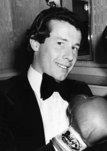 Liam Brady at a charity boxing match Sept 1979 Liam Brady at a charity boxing match Sept 1979