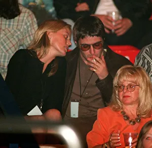 Liam Gallagher of Oasis and his wife model Patsy Kensit watch The Who concert in Wembley Liam Gallagher of Oasis and his wife model Patsy Kensit watch The Who concert in Wembley