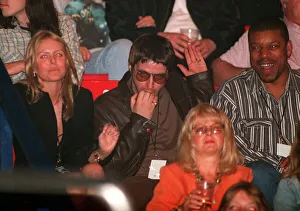 Liam Gallagher of Oasis and his wife Patsy Kensit at The Who concert at Wembley Arena Liam Gallagher of Oasis and his wife Patsy Kensit at The Who concert at Wembley Arena