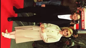 Liam Neeson with Jessica Lange at premiere of Rob Roy in Edinburgh Liam Neeson with Jessica Lange at premiere of Rob Roy in Edinburgh