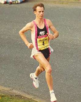 Lib - The Great North Run 16 September 1990 - winner Steve Moneghetti leads the race Lib - The Great North Run 16 September 1990 - winner Steve Moneghetti leads the race