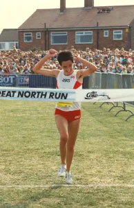 Lib - The Great North Run 16 September 1990 - Women's race winner Rosa Mota Lib - The Great North Run 16 September 1990 - Women's race winner Rosa Mota